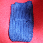 chaussette bleue